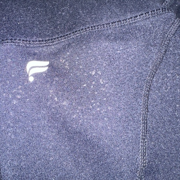 Fabletics Black speckled leggings. 2X GUC - Picture 4 of 4